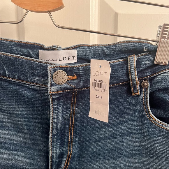 NEW! LOFT Modern Straight Jeans - Picture 2 of 4